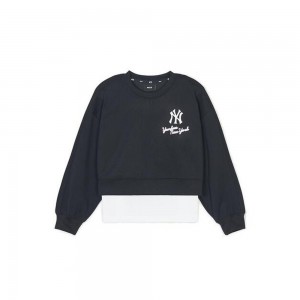 MLB Athleisure Sweatshirt(Girl) New York Yankees Sweatshirts | QH99-N8OJ