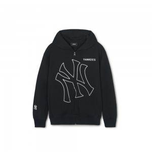 MLB Basic Big Logo Zip Up Hoodie New York Yankees Hoodies | CJ02-T2NN