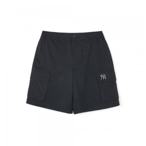 MLB Basic Cotton Touch Wide Cargo 9In Shorts New York Yankees Shorts | GP38-S7VG