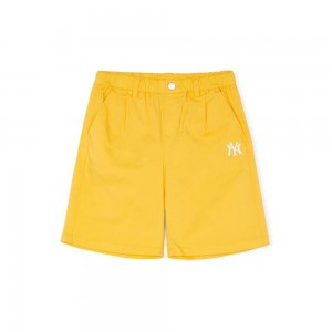 MLB Basic Cotton Woven Shorts New York Yankees Pants | YS43-N3KD