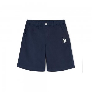 MLB Basic Cotton Woven Shorts New York Yankees Pants | GH22-L3MK