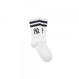 MLB Big Logo Stripe Socks New York Yankees Socks | UB76-D0TN