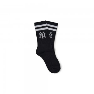 MLB Big Logo Stripe Socks New York Yankees Socks | IG45-L7AQ