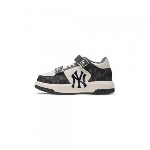 MLB Chunky Liner Mid Denim Monogram Junior New York Yankees Sneakers | YE14-W7FJ