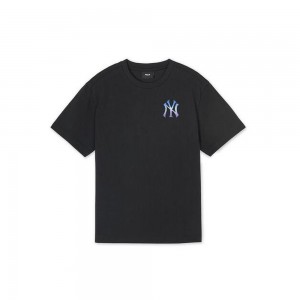 MLB Classic Monogram Gradation Big Logo T Shirt New York Yankees T-Shirts | HI25-W1DS