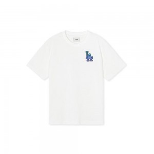 MLB Classic Monogram Gradation Big Logo T Shirt LOS ANGELES DODGERS T-Shirts | FN60-T6MP