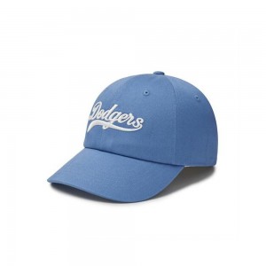 MLB Cursive Lettering Unstructured Ball Cap LOS ANGELES DODGERS Ball Caps | XL84-J9CW