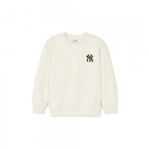 MLB Dia Monogram Applique Sweatshirt New York Yankees Sweatshirts | OJ06-E4JT