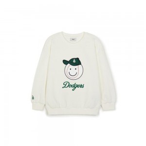 MLB Green Play Brushed Sweatshirt LOS ANGELES DODGERS Sweatshirts | VK23-R4QS