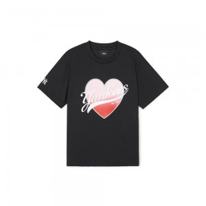 MLB Heart Graphic T Shirt New York Yankees T-Shirts | SW10-Y0LH