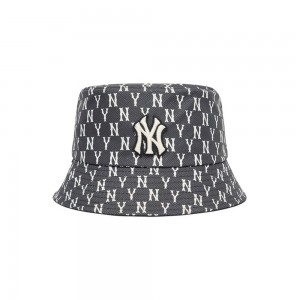 MLB MONOGRAM Classic Reversible Bucket Hat New York Yankees Hats | VB47-F7BP