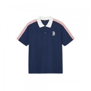 MLB MONOGRAM Polo T Shirts BOSTON REDSOX T-Shirts | SH76-Y9YB