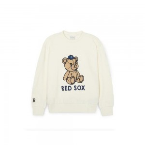 MLB Mono Megabear Sweatshirt Boston Red Sox Sweatshirts | CM44-B5VU