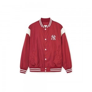 MLB Nylon Basic Shoulder Blocking Varsity Jacket(Single Layer) New York Yankees Jackets | OP37-A8LV