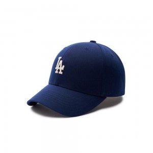 MLB Premium Basic Small Logo Structured Ball Cap Los Angeles Dodgers Ball Caps | YT35-I0RN