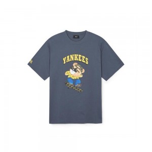 MLB Summer Mega Bear Overfit T Shirts New York Yankees T-Shirts | NO22-G9LF