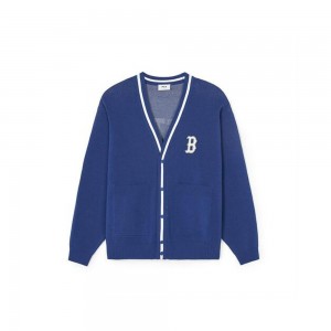 MLB Varsity Big Logo Cardigan BOSTON REDSOX Sweaters | VJ09-T8GE