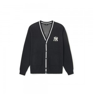 MLB Varsity Big Logo Cardigan New York Yankees Sweaters | RK42-F8ZH