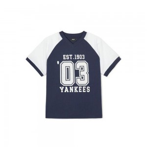 MLB Varsity Big Logo T Shirt New York Yankees T-Shirts | BB91-F2MO