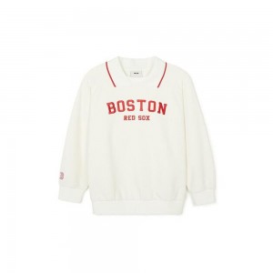 MLB Varsity Collar Sweatshirt Boston Red Sox Sweatshirts | XO12-X5BY