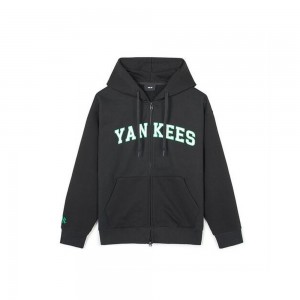 MLB Varsity Front Graphic Overfit Hood Zip Up New York Yankees Full-Zip Hoodies | SK07-C1OQ