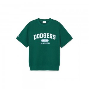 MLB Varsity Half Sleeve Sweatshirts LOS ANGELES DODGERS T-Shirts | YQ40-O7CV