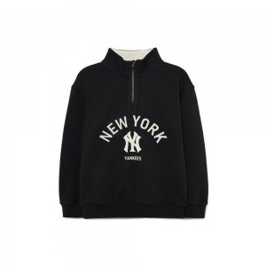 MLB Varsity Half Zip Sweatshrit New York Yankees Sweatshirts | JR45-B1JM