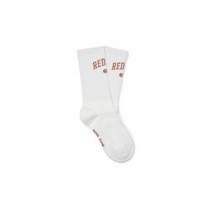 MLB Varsity Lettering Mid Socks BOSTON REDSOX Socks | OM17-V2NA