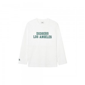 MLB Varsity Loose Fit Long Sleeve T Shirts LOS ANGELES DODGERS T-Shirts | JB00-I9IJ