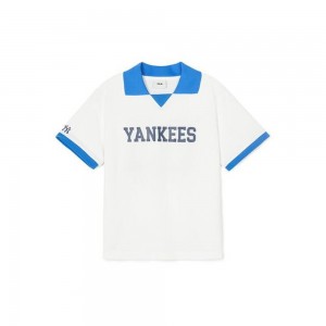 MLB Varsity Pique T-Shirt New York Yankees T-Shirts | SW09-Q9ML