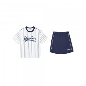 MLB Varsity Striped T Shirt Set New York Yankees T-Shirts | EF86-J2LZ