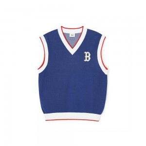 MLB Varsity Sweater Vest BOSTON REDSOX Sweaters | CU22-V7ME