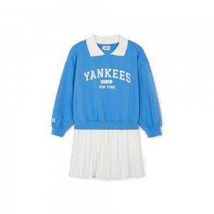 MLB Varsity Sweatshirt Dress New York Yankees Dresses | TL00-R7XK