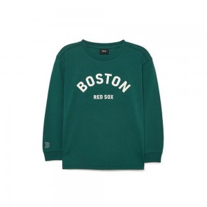 MLB Varsity T Shirt Boston Red Sox Sweatshirts | MI36-B1OG