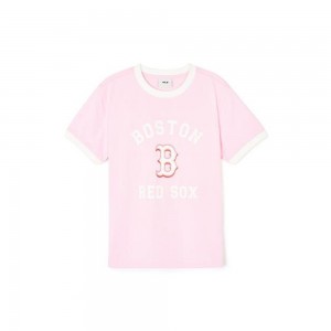 MLB Varsity T Shirt Boston Red Sox T-Shirts | TI91-M3EL