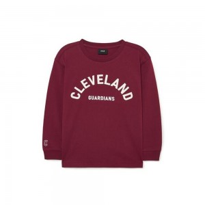 MLB Varsity T Shirt CLEVELAND INDIANS Sweatshirts | LM61-E8BJ