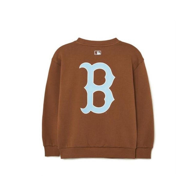 MLB Basic Big Logo Brushed Sweatshirt Boston Red Sox Sweatshirts | YW25-H2ON