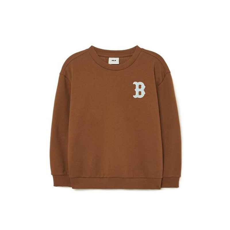 MLB Basic Big Logo Brushed Sweatshirt Boston Red Sox Sweatshirts | YW25-H2ON