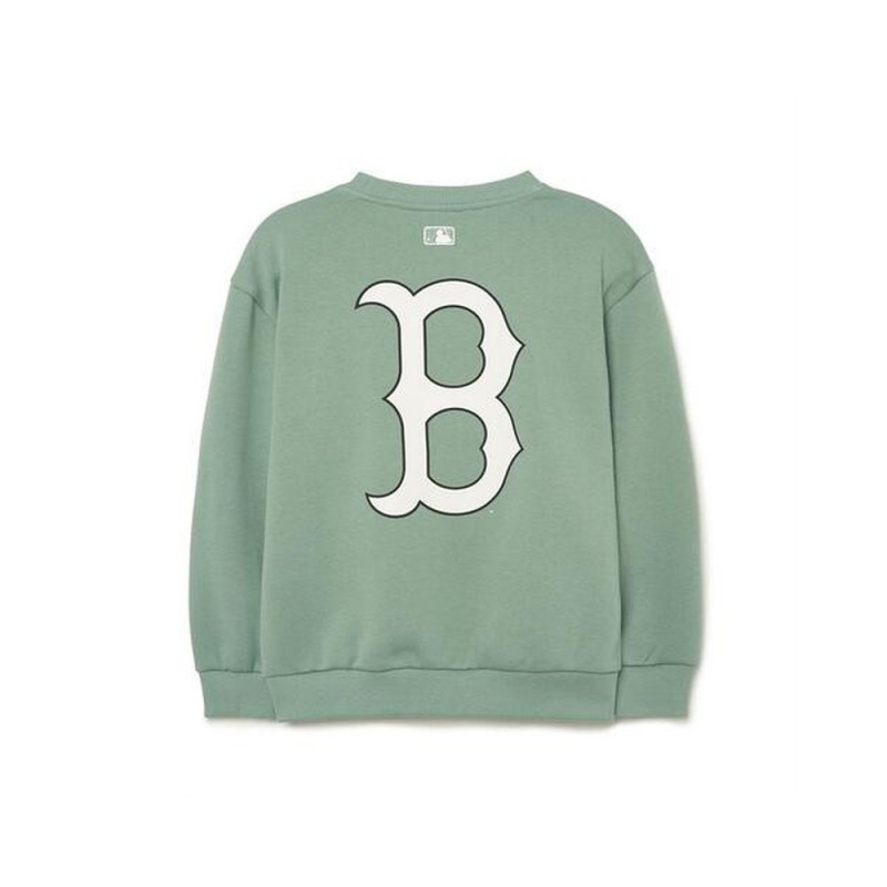 MLB Basic Big Logo Brushed Sweatshirt Boston Red Sox Sweatshirts | QJ76-J2QV