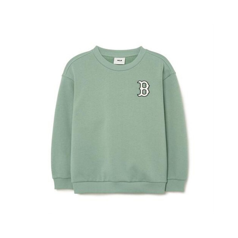 MLB Basic Big Logo Brushed Sweatshirt Boston Red Sox Sweatshirts | QJ76-J2QV