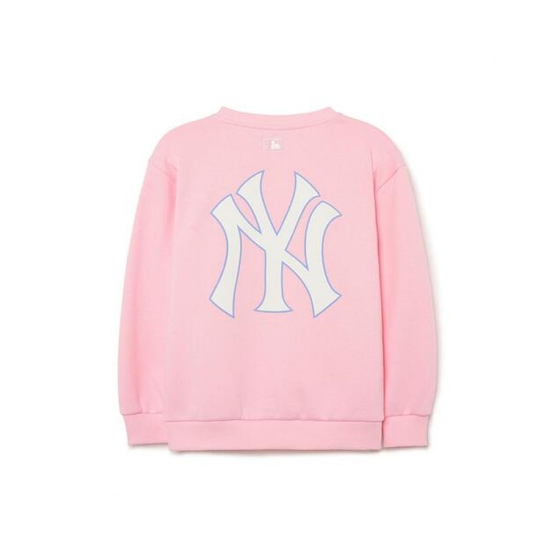 MLB Basic Big Logo Brushed Sweatshirt New York Yankees Sweatshirts | YQ35-H2UW