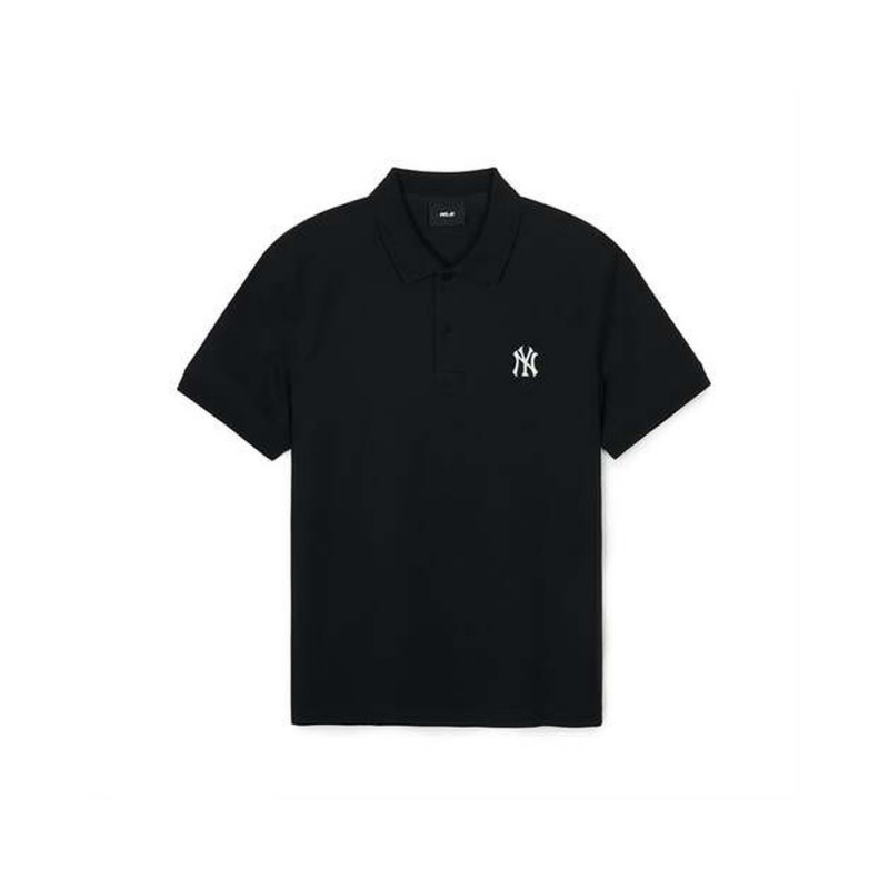 MLB Basic Comfortable Fit Polo T Shirts New York Yankees T-Shirts | CU54-J7DA