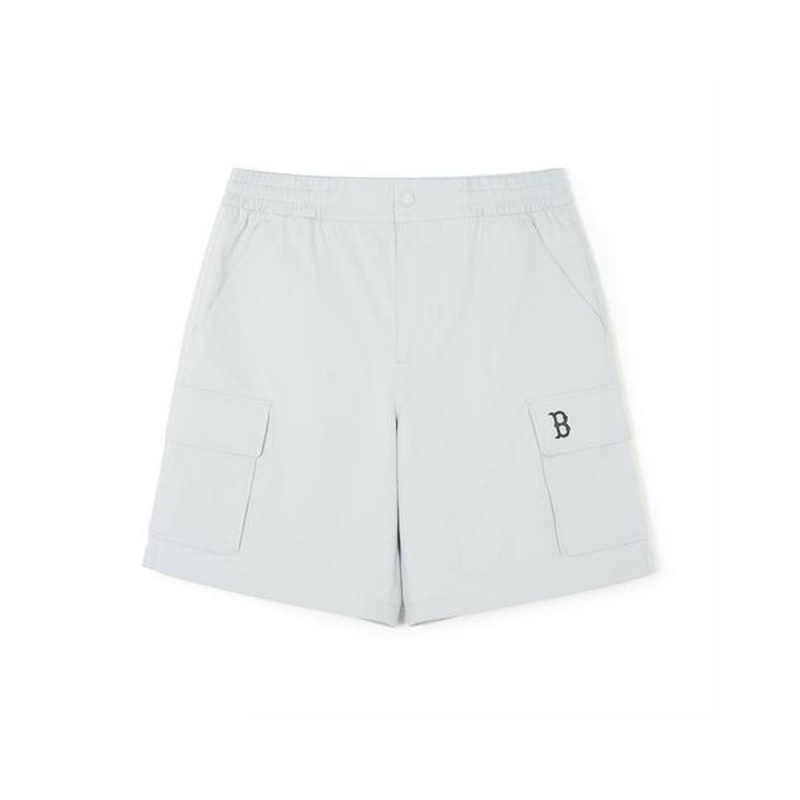 MLB Basic Cotton Touch Wide Cargo 9In Shorts BOSTON REDSOX Shorts | OC77-I8WH