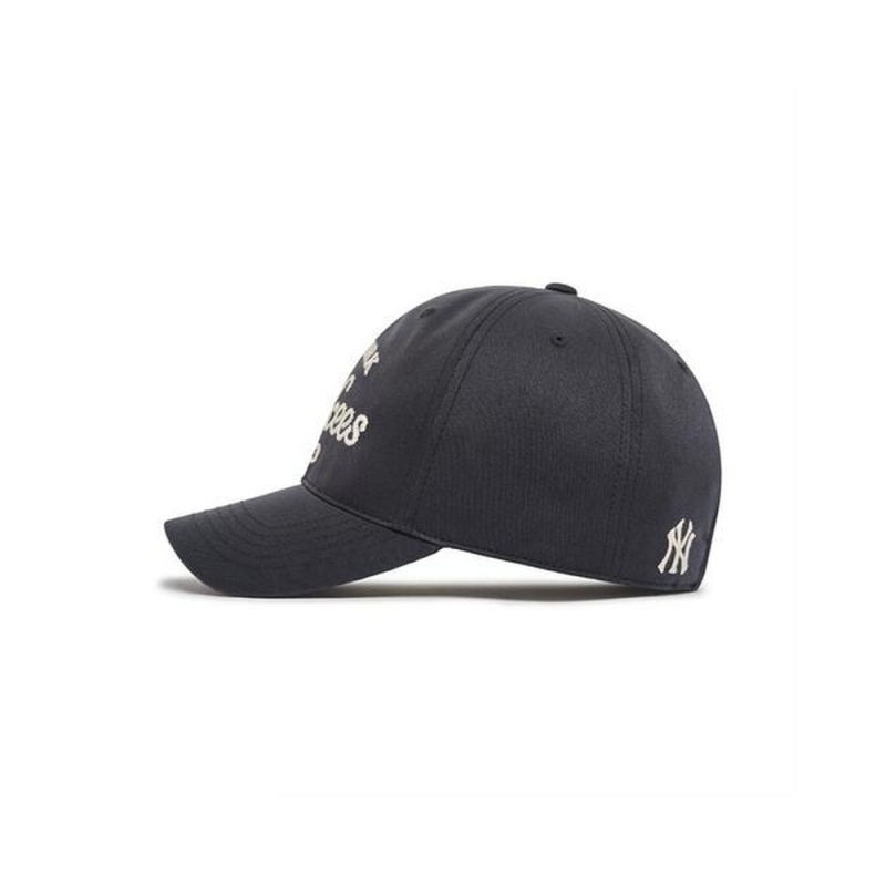 MLB Basic Cursive Logo Unstructured Ball Cap New York Yankees Ball Caps | LL26-O5HV