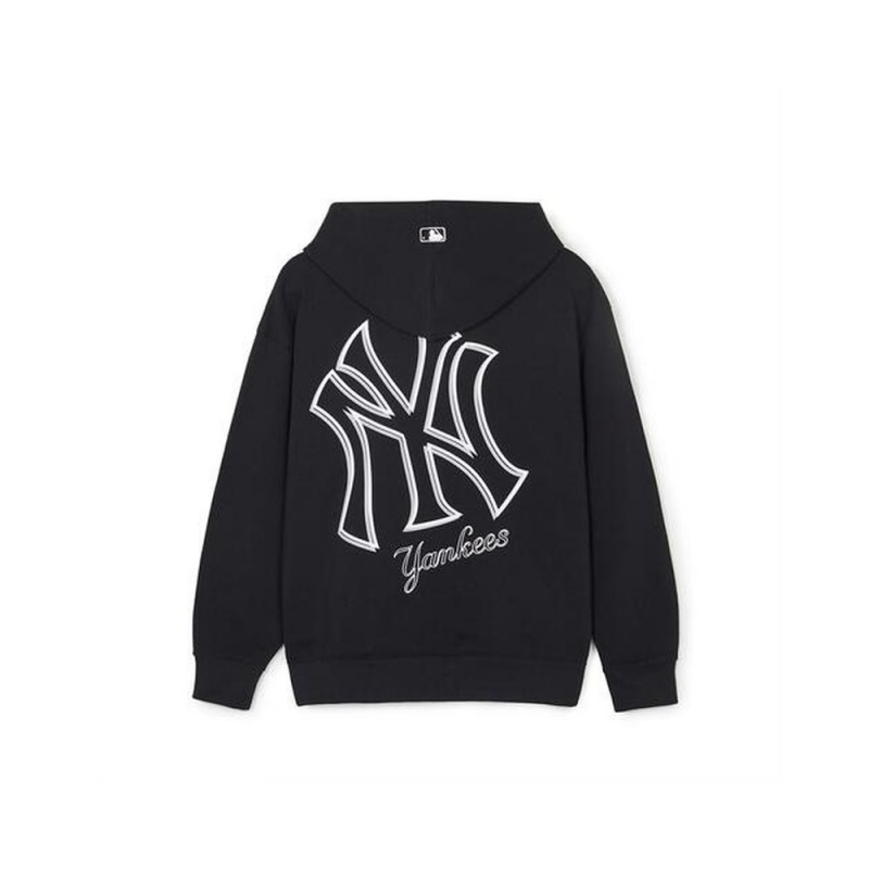 MLB Basic Mega Logo Overfit Hoodie New York Yankees Hoodies | XH66-W8BP