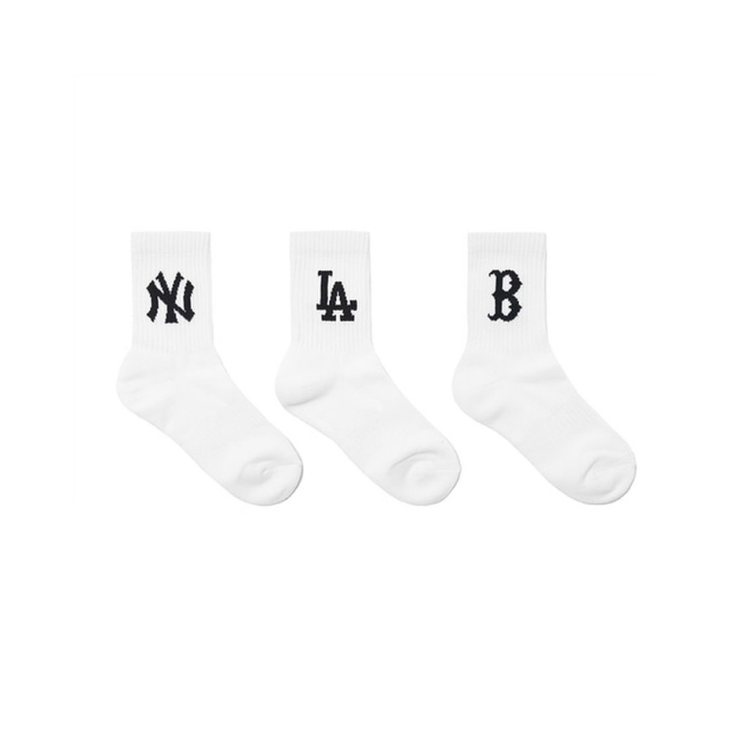 MLB Big Logo Socks 3Pairs Set MLB Socks | LF63-I3YX