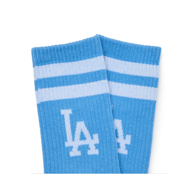 MLB Big Logo Stripe Socks LOS ANGELES DODGERS Socks | XU35-I2VD