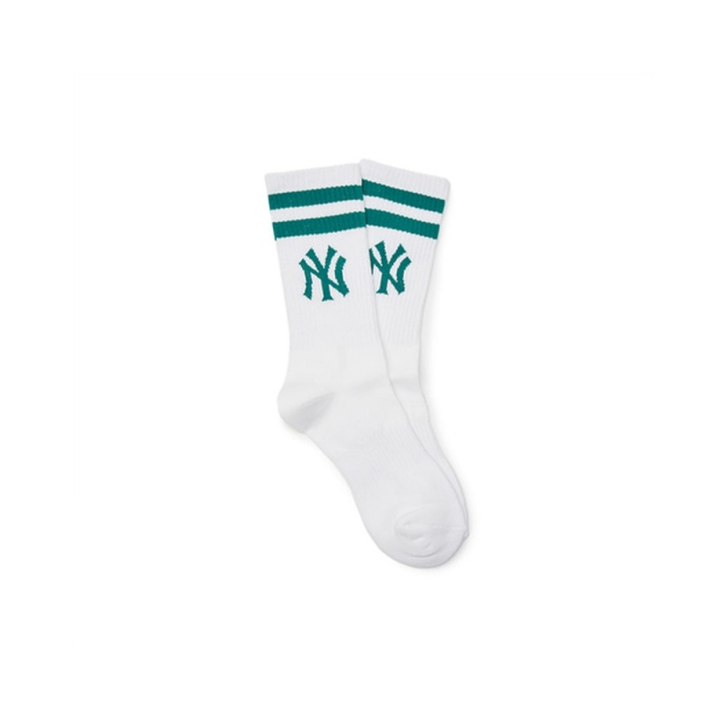 MLB Big Logo Stripe Socks New York Yankees Socks | VG93-K3FL