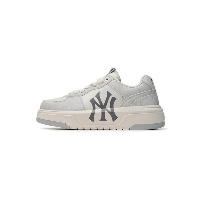 MLB CHUNKY Liner Denim Classic Monogram New York Yankees Sneakers | YR99-M1QF