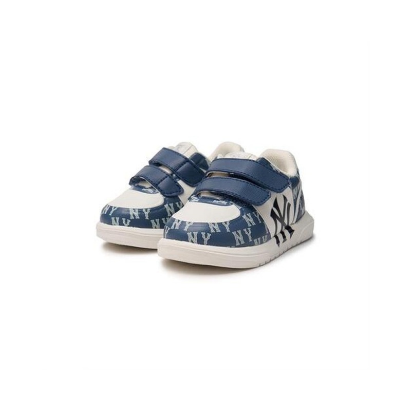 MLB Chunky Liner Baby Denim Monogram New York Yankees Sneakers | ZB26-L0LU